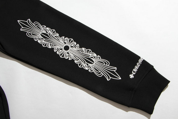 Chrome Hearts Kapuzenjacke mit Reißverschluss K5009