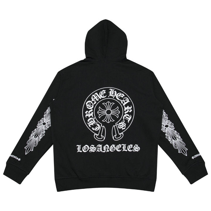 Chrome Hearts Kapuzenjacke mit Reißverschluss K5009