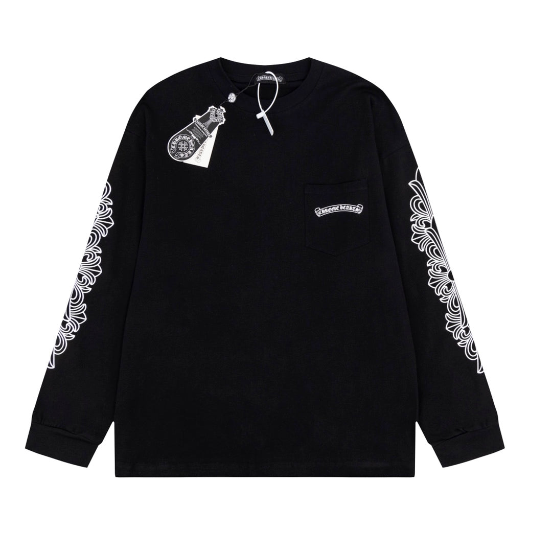 Chrome Hearts Herren Langarm T-Shirt Sweatshirt 8800