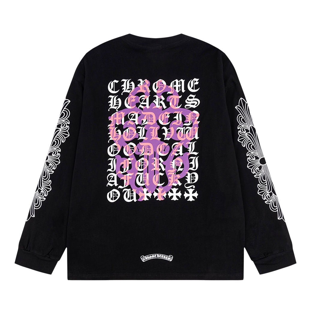 Chrome Hearts Herren Langarm T-Shirt Sweatshirt 8800