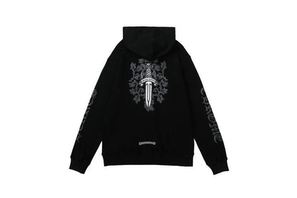 Chrome Hearts Kapuzenjacke mit Reißverschluss M8509 