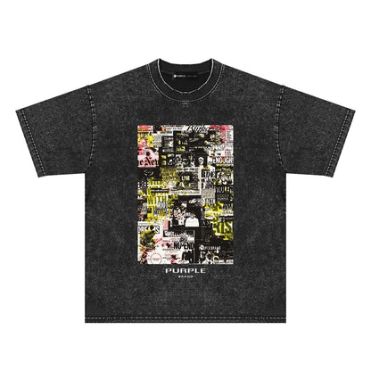 T-shirt violet 2024 « Make Old » PUR122# 