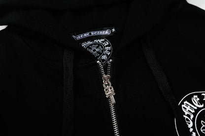 Chrome Hearts Kapuzenjacke mit Reißverschluss K5011 