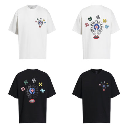 Chrom Herzen T-shirts 6010 