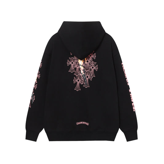 Sweat à capuche zippé CH-Chrome Hearts 9821 