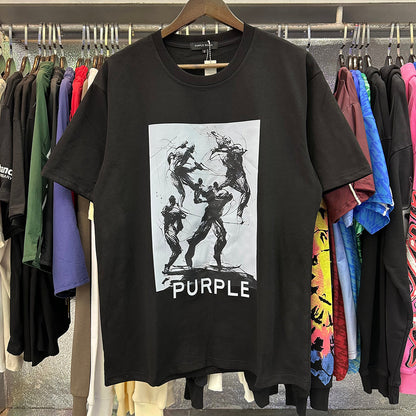 T-shirt violet 2024, nouveau modèle 3023 