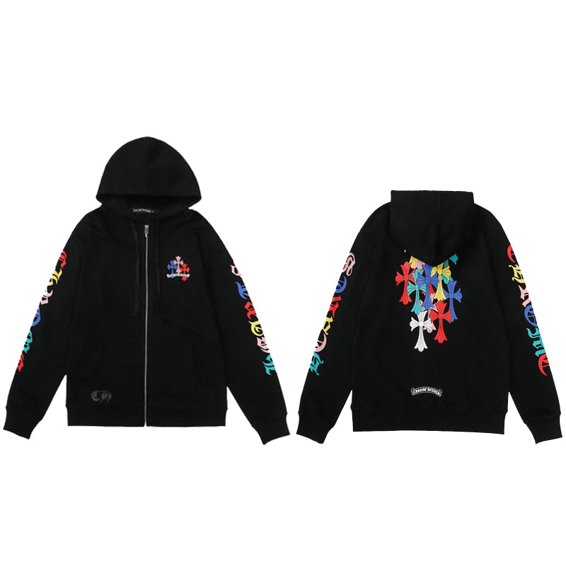 Chrome Hearts Kapuzenjacke mit Reißverschluss M8508 