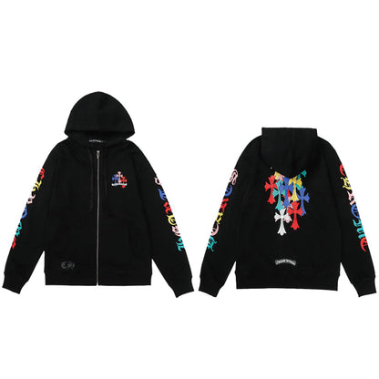 Chrome Hearts Kapuzenjacke mit Reißverschluss M8508 