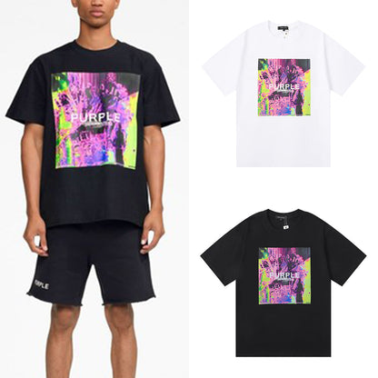 T-shirt violet 2024, nouveau modèle 3002 