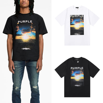 T-shirt violet 2024, nouveau modèle 3007 