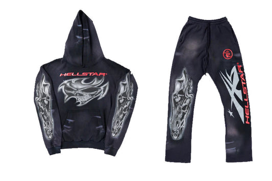Ensemble sweat à capuche et pantalon de survêtement Hellstar Sport 