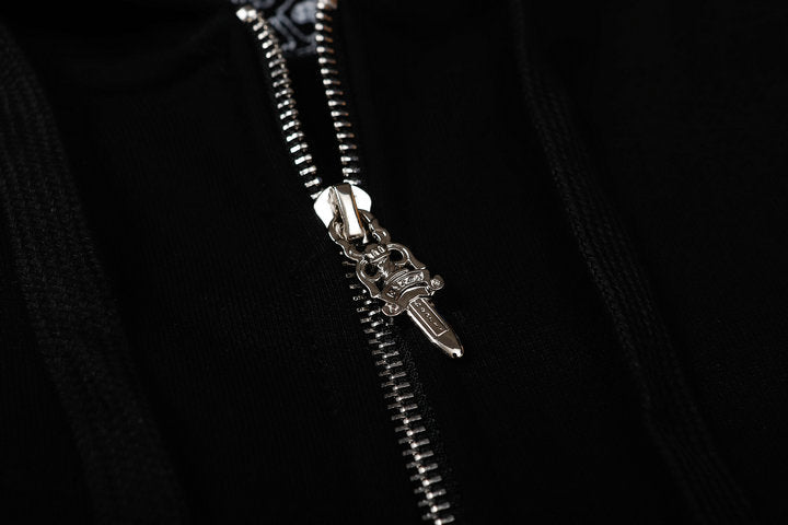 Chrome Hearts Kapuzenjacke mit Reißverschluss M8509 