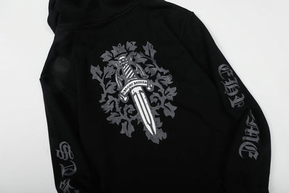 Chrome Hearts Kapuzenjacke mit Reißverschluss M8509 