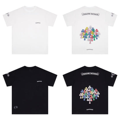T-shirt croix multicolore Chrome Hearts K6052 