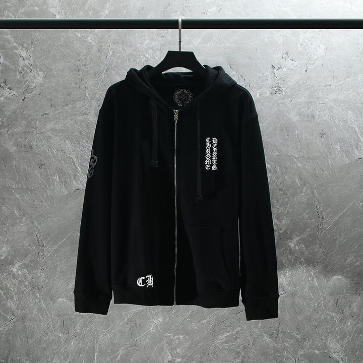 Chrome Hearts Kapuzenjacke mit Reißverschluss K5006 