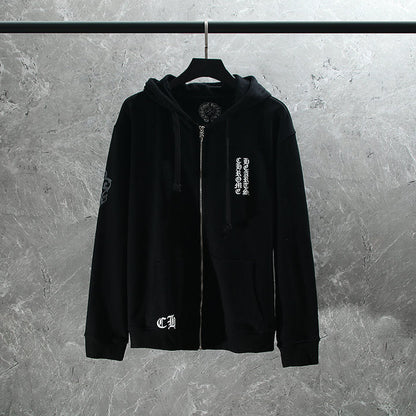 Chrome Hearts Kapuzenjacke mit Reißverschluss K5006 