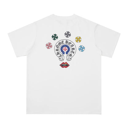 Chrom Herzen T-shirts 6010 
