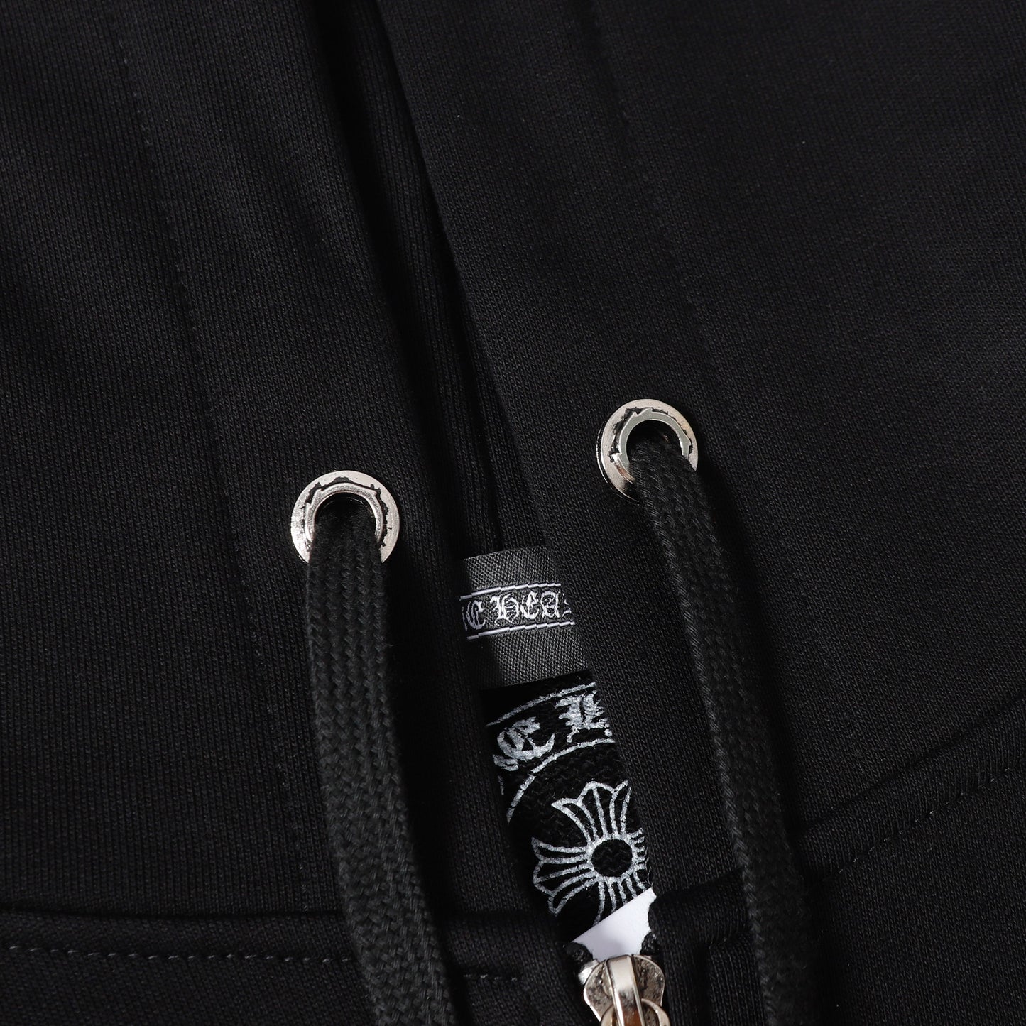 CH-Chrome Hearts Kapuzenjacke mit Reißverschluss 9821 