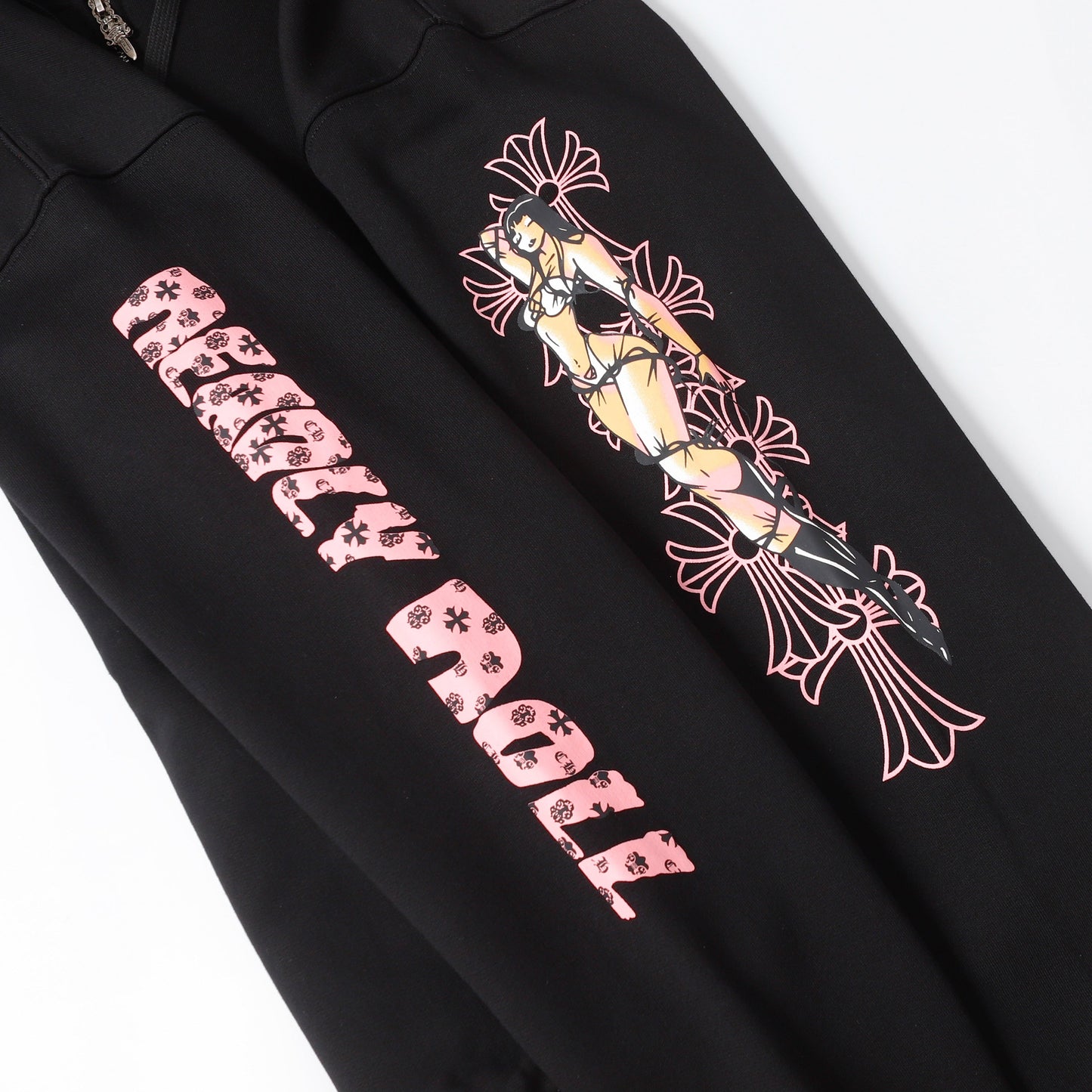 CH-Chrome Hearts Kapuzenjacke mit Reißverschluss 9821 