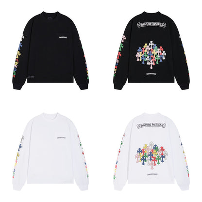 Sweat-shirt à manches longues Chrome Hearts pour homme K8015 