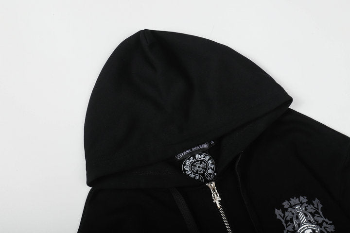 Chrome Hearts Kapuzenjacke mit Reißverschluss M8509 