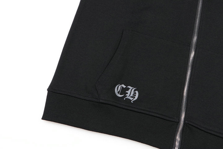 Sweat à capuche zippé Chrome Hearts K5011 