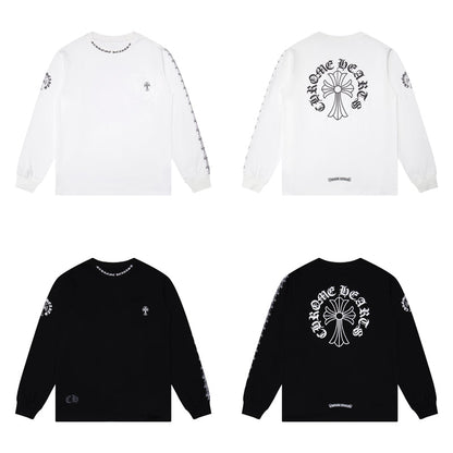 Chrome Hearts Herren Langarm T-Shirt Sweatshirt K9010 