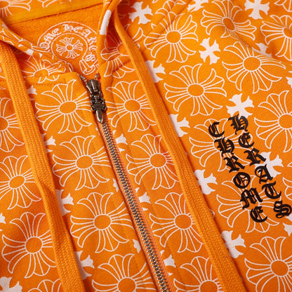 Sweat à capuche zippé Chrome Hearts 8650 