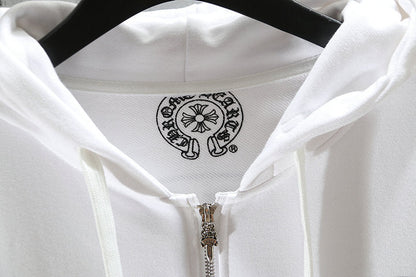 Chrome Hearts Kapuzenjacke mit Reißverschluss K5001 