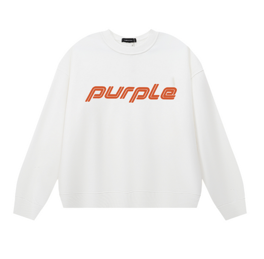 Sweat-shirt à manches longues violet 2024 pour homme 1133 