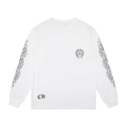 Sweat-shirt à manches longues Chrome Hearts pour homme K8008 