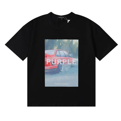 T-shirt violet 2024, nouveau modèle 3033 