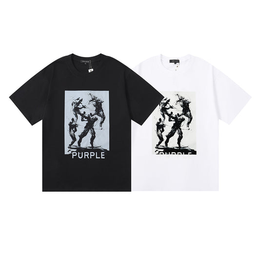 T-shirt violet 2024, nouveau modèle 3023 