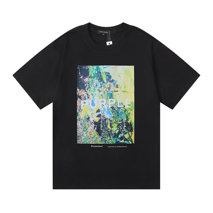 T-shirt violet 2024, nouveau modèle 3022 