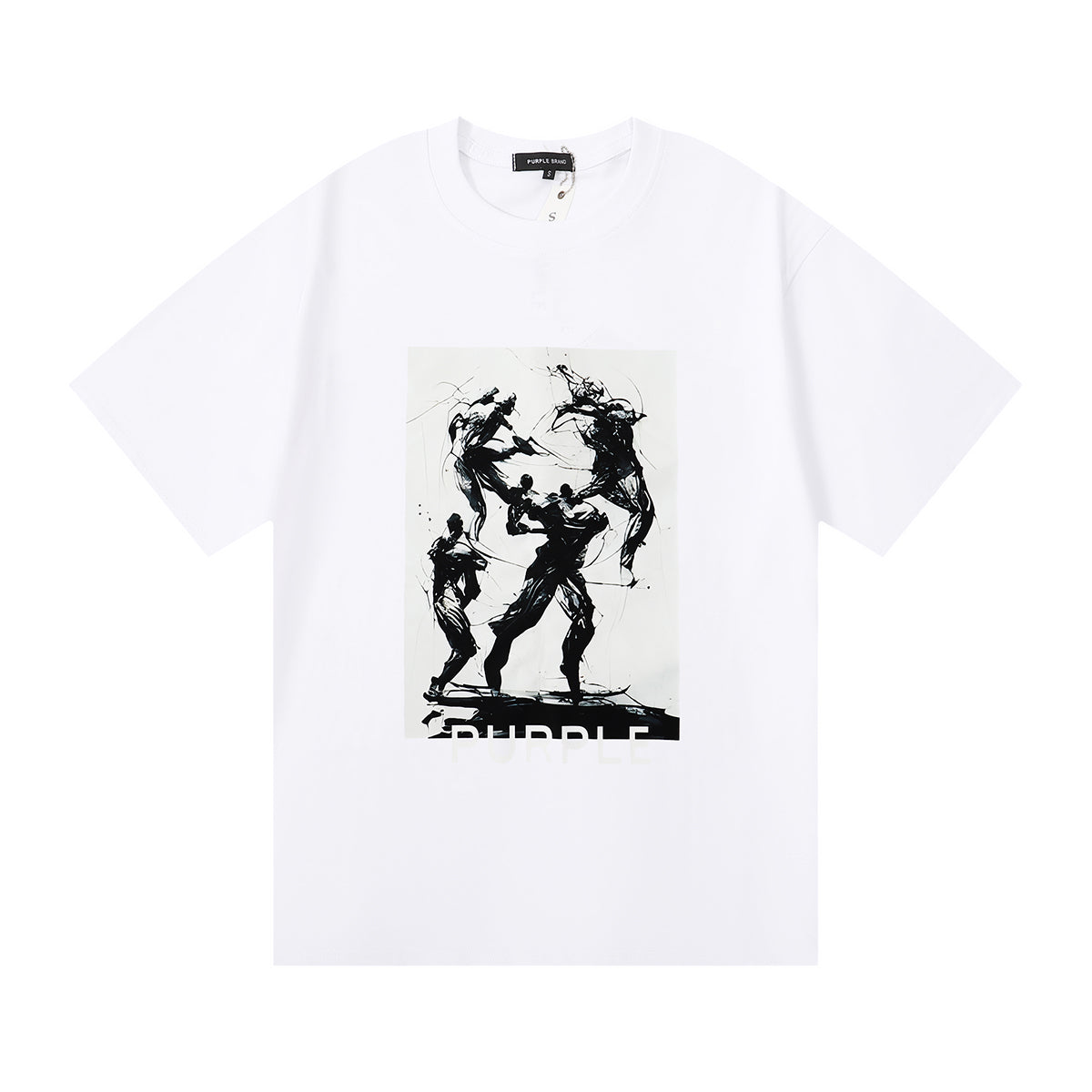 T-shirt violet 2024, nouveau modèle 3023 