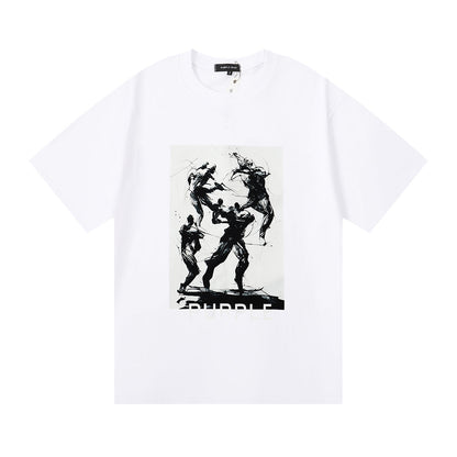 T-shirt violet 2024, nouveau modèle 3023 