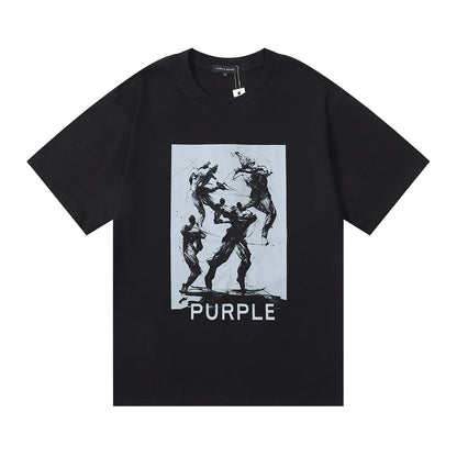 T-shirt violet 2024, nouveau modèle 3023 