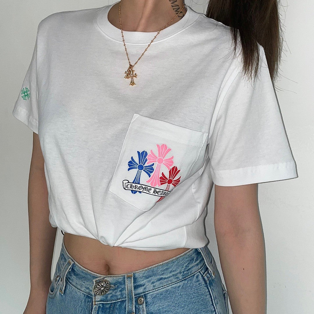 Chrom Herzen T-shirts K6016 