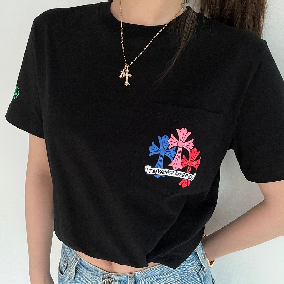 Chrom Herzen T-shirts K6016 