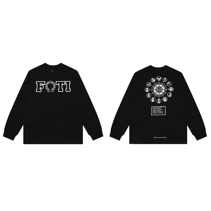 Chrome Hearts Herren Langarm T-Shirt Sweatshirt K8007 