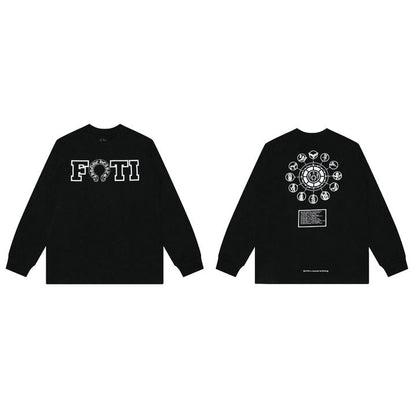 Chrome Hearts Herren Langarm T-Shirt Sweatshirt K8007 