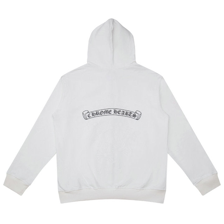Chrome Hearts Kapuzenjacke mit Reißverschluss K5006 