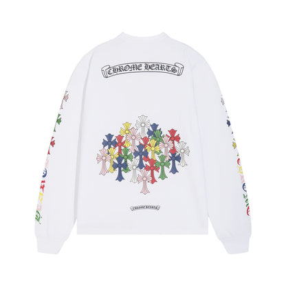 Sweat-shirt à manches longues Chrome Hearts pour homme K8015 