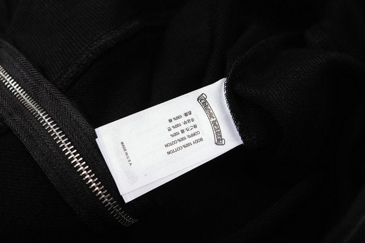 Chrome Hearts Kapuzenjacke mit Reißverschluss K5011 
