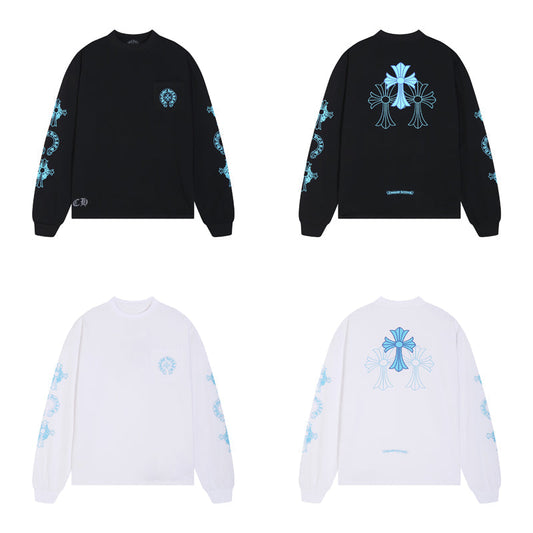 Sweat-shirt à manches longues Chrome Hearts pour homme K8018 