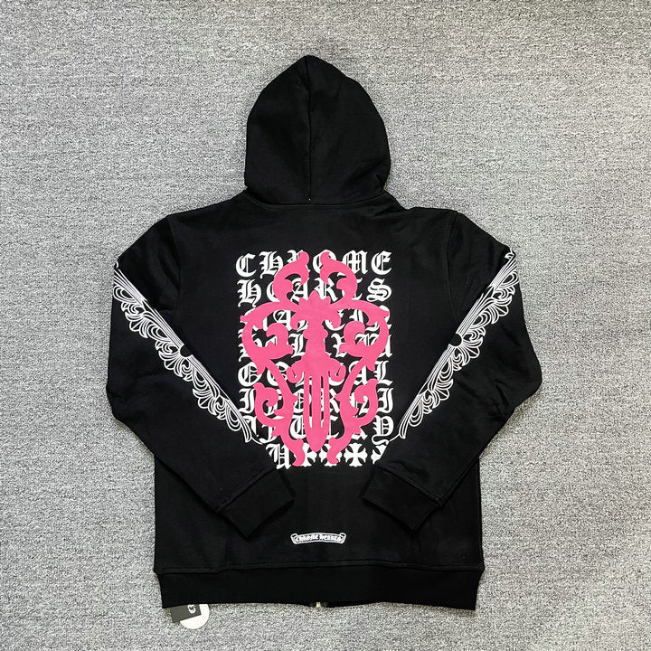 Chrome Hearts Kapuzenjacke mit Reißverschluss K5016 