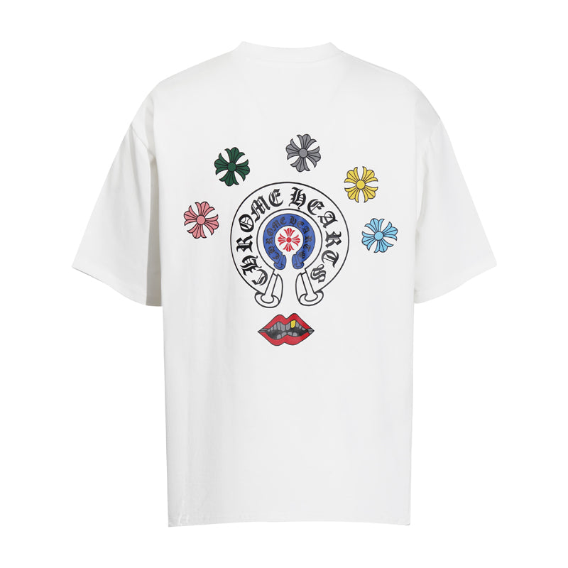 Chrom Herzen T-shirts 6010 
