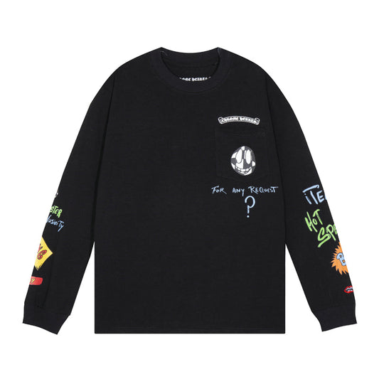 Sweat-shirt à manches longues Chrome Hearts pour homme K8010 