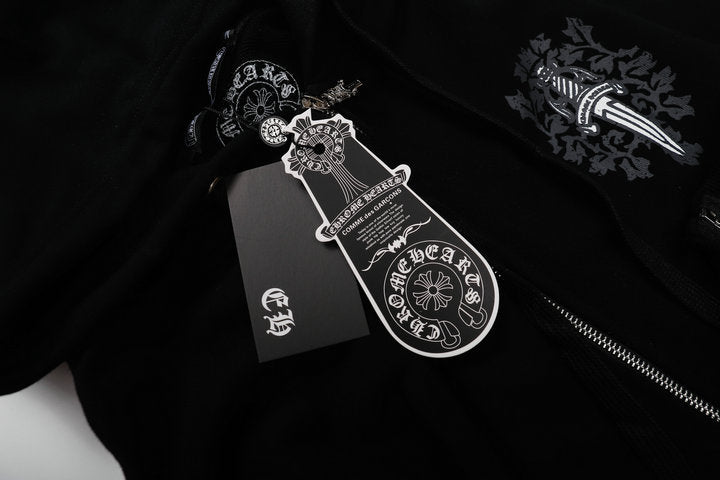 Chrome Hearts Kapuzenjacke mit Reißverschluss M8509 