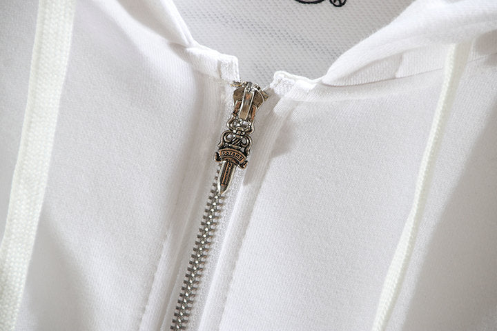 Chrome Hearts Kapuzenjacke mit Reißverschluss K5001 